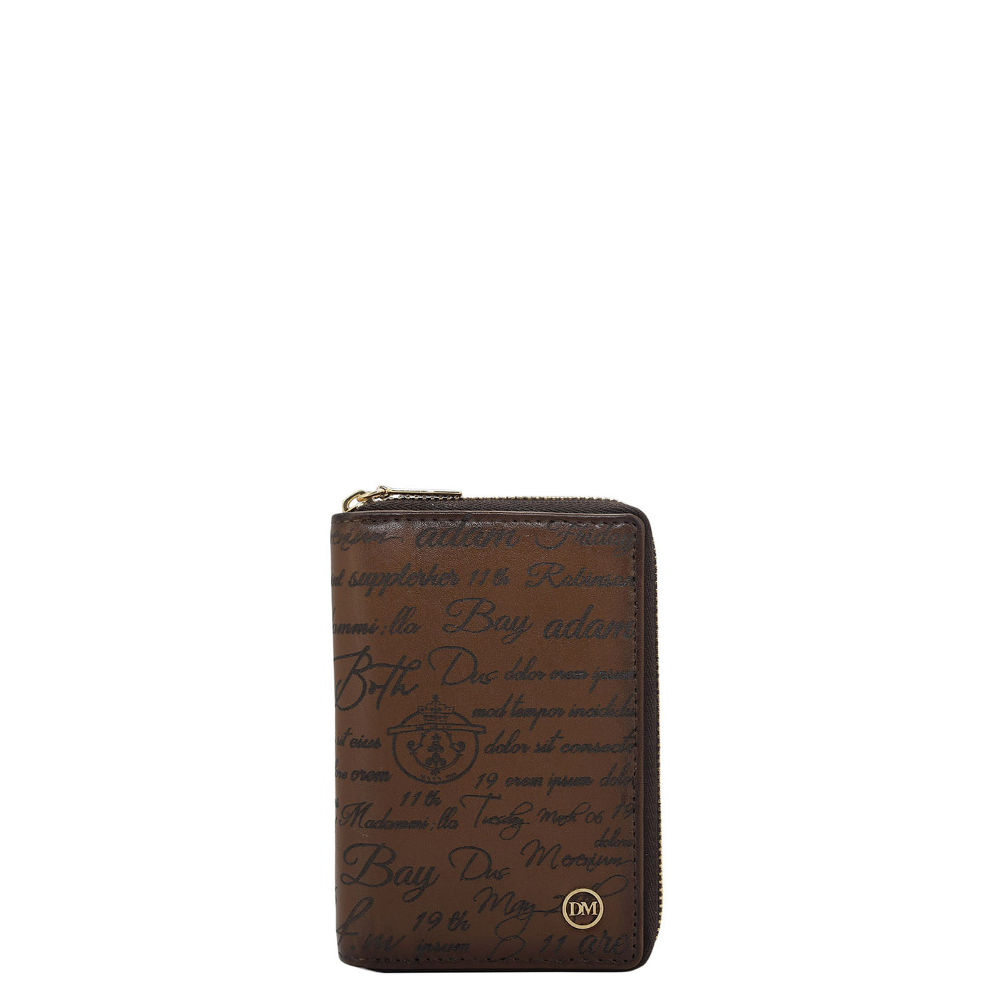 Multi Slots Leather Card Case - Cognac