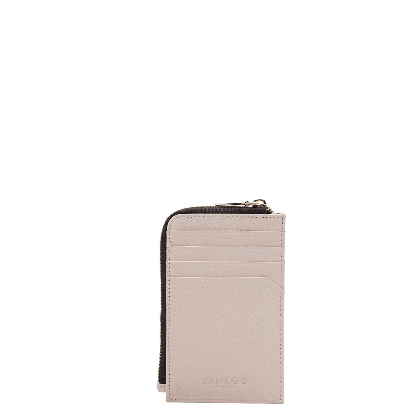 8 Slots Leather Card Case - Blush