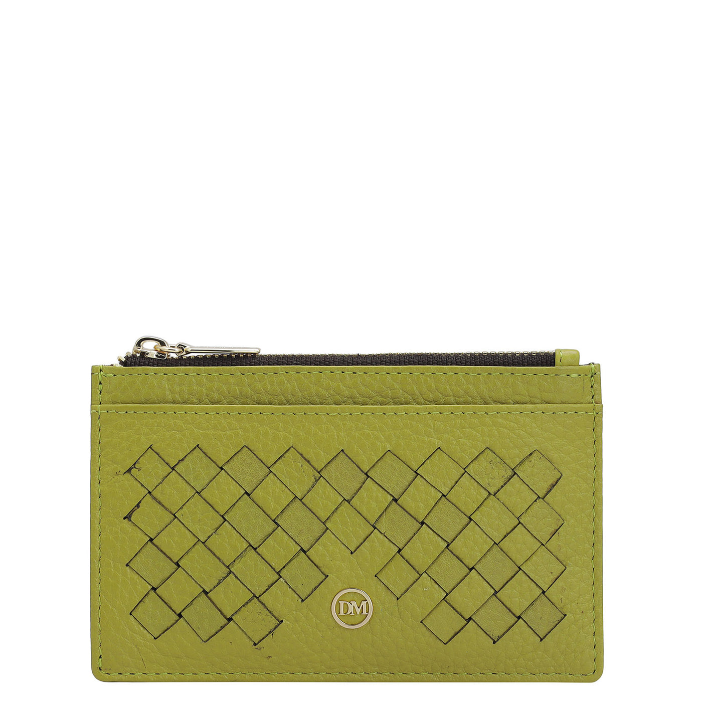 6 Slots Leather Card Case - Green Tea