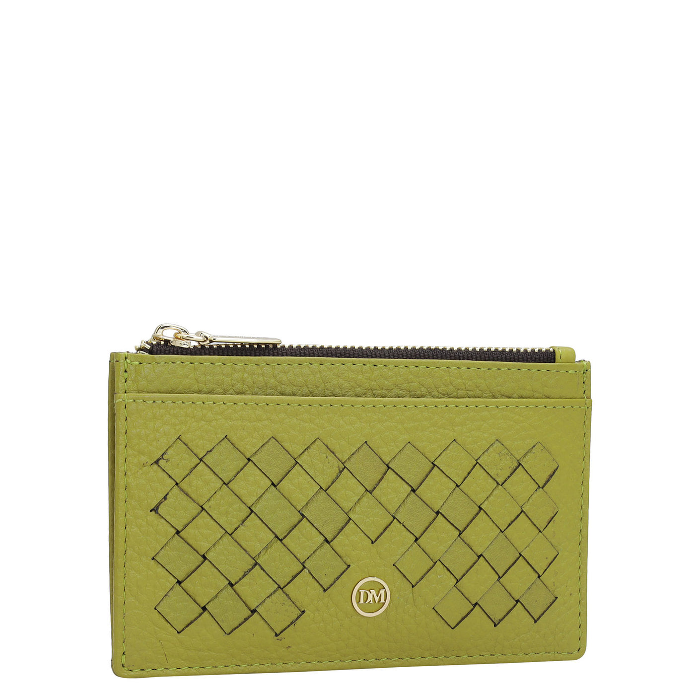 6 Slots Leather Card Case - Green Tea