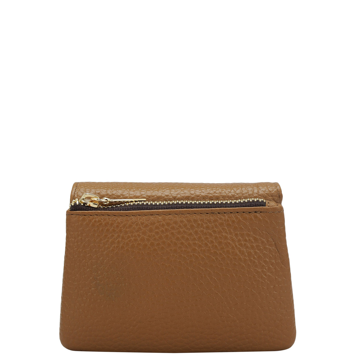 Wax Leather Card Case - Caramel