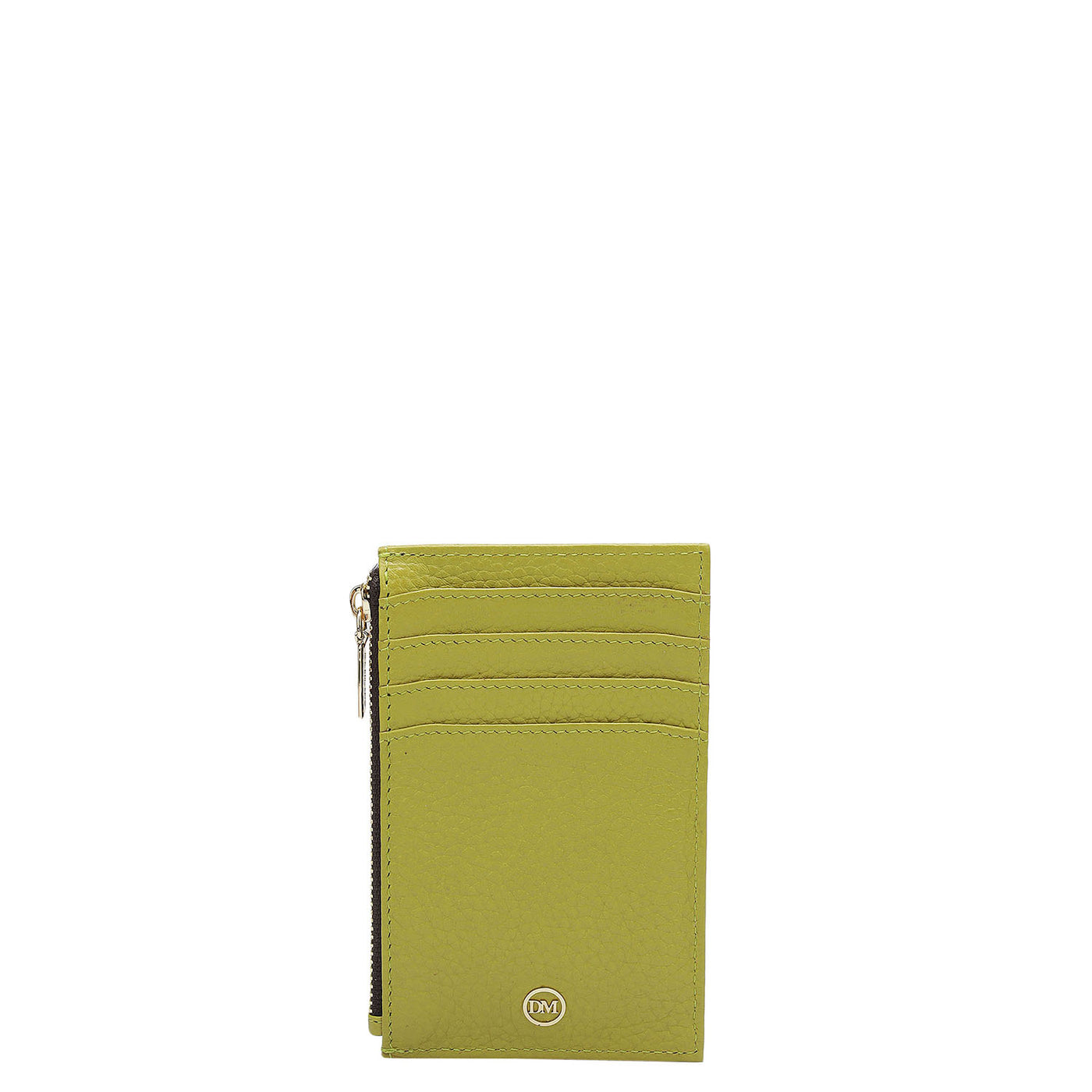 Wax Leather Card Case - Green Tea