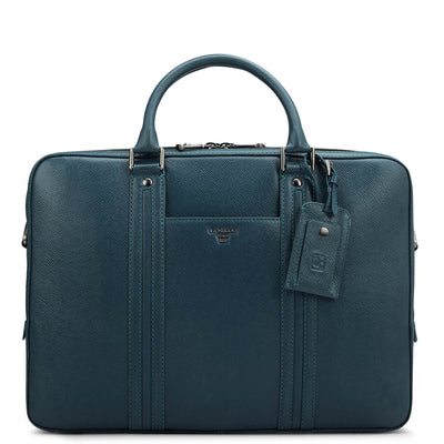 Franzy Leather Laptop Bag - Octane