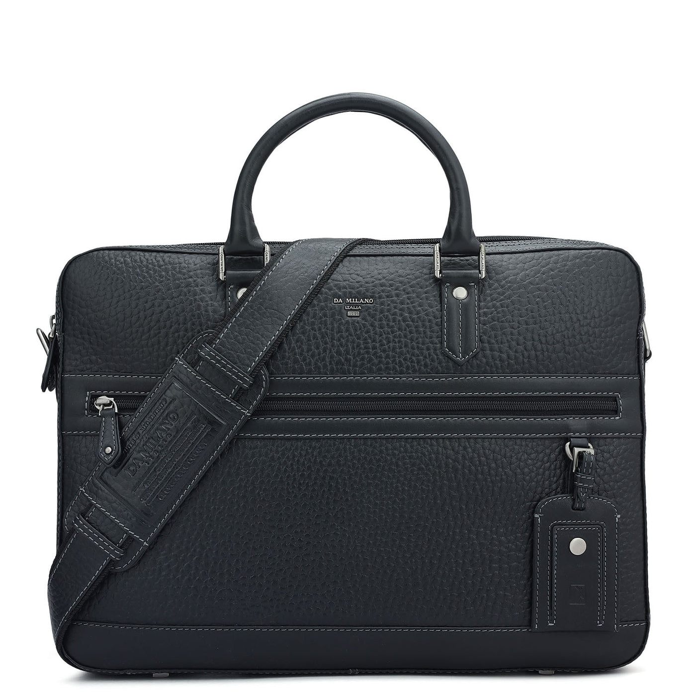 Bub Leather Laptop Bag - Black