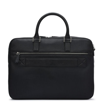 Fish Leather Laptop Bag - Black