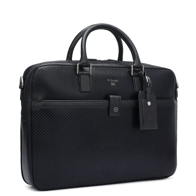 ITP Leather Laptop Bag - Black