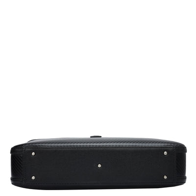 ITP Leather Laptop Bag - Black