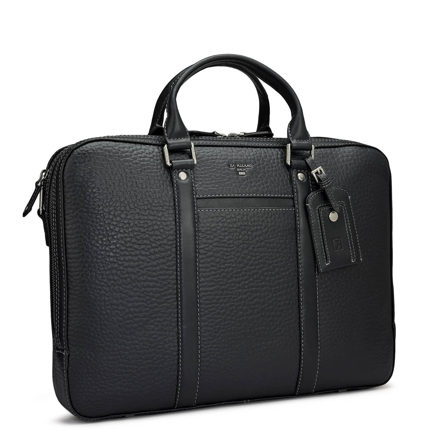 Bub Leather Laptop Bag - Black