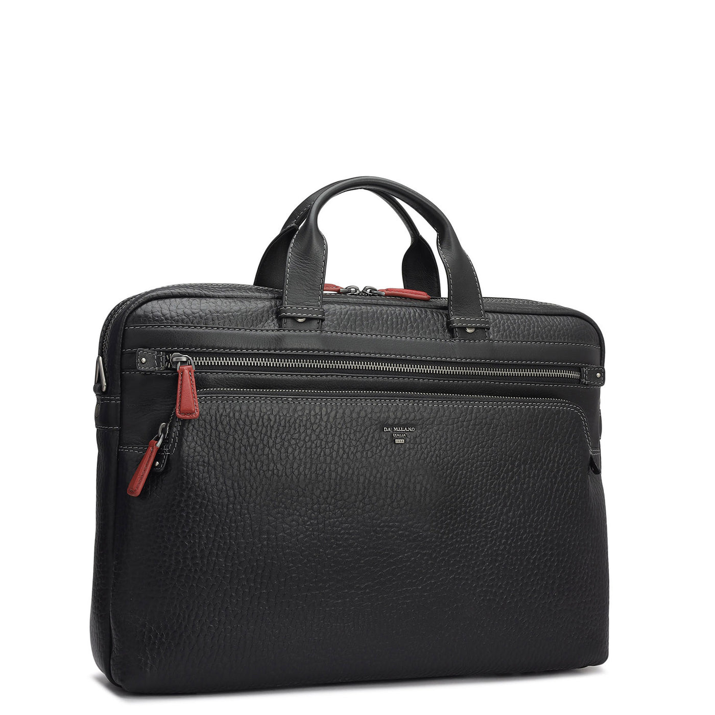 Bub Leather Laptop Bag - Black