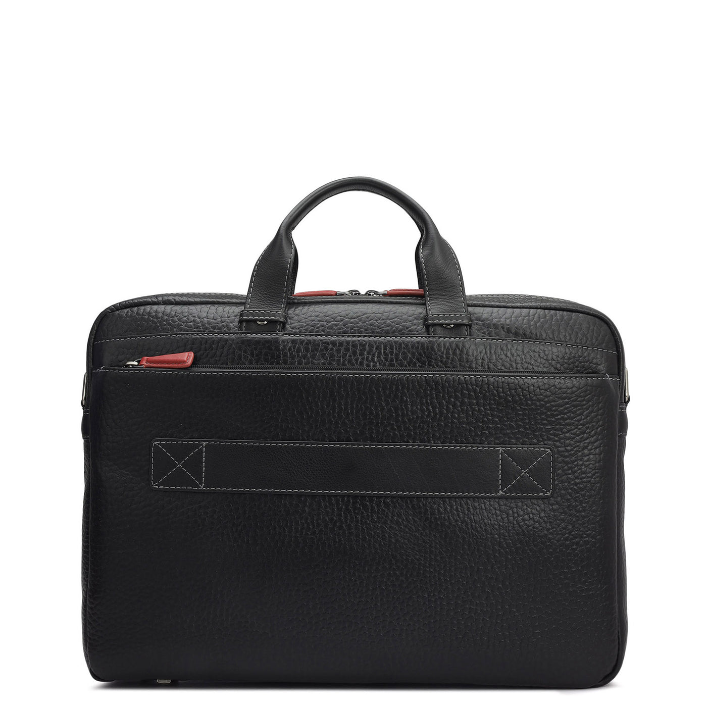 Bub Leather Laptop Bag - Black