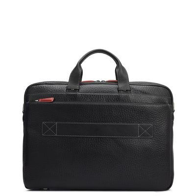 Bub Leather Laptop Bag - Black