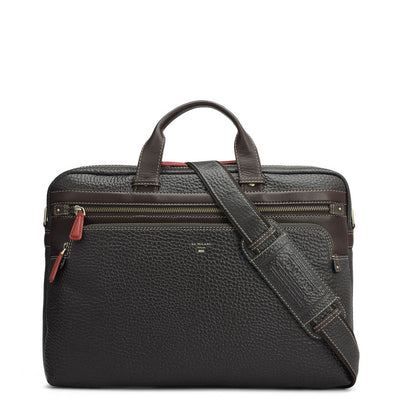 Bub Leather Laptop Bag - Brown