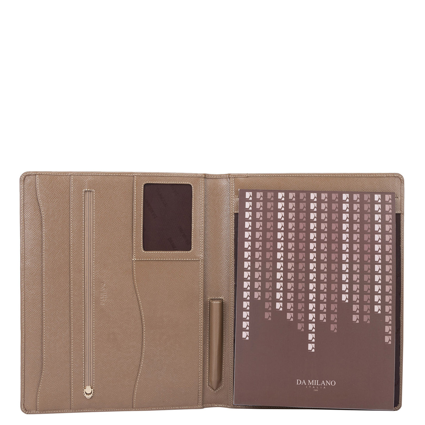 Franzy Leather Folder - Cafe