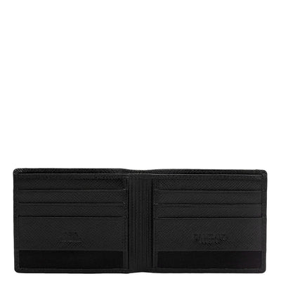 Black Croco Leather Mens Wallet & Belt Gift Set