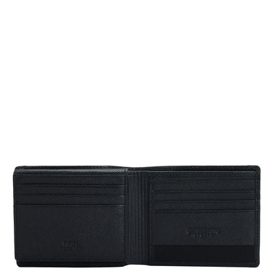 Black Croco Leather Mens Wallet & Belt Gift Set