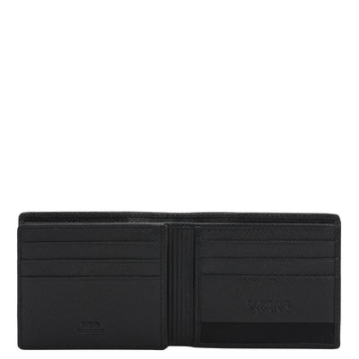 Black Croco Franzy Leather Mens Wallet & Belt Gift Set