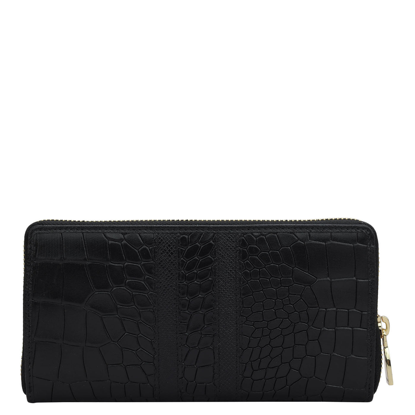 Black Croco Leather Mens & Ladies Wallet Gift Set