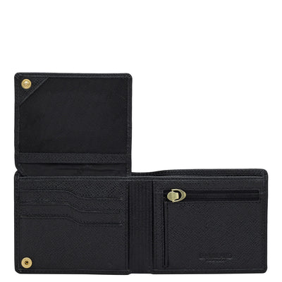 Black Franzy Leather Mens & Ladies Wallet Gift Set