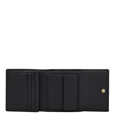 Black Franzy Leather Mens & Ladies Wallet Gift Set