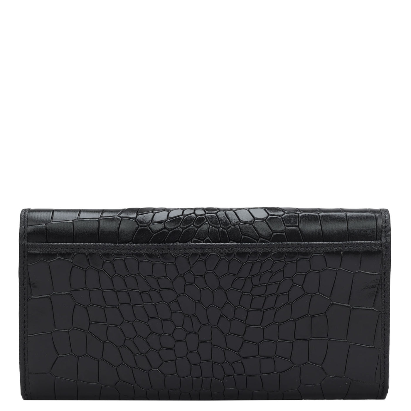 Black Croco Leather Mens & Ladies Wallet Gift Set