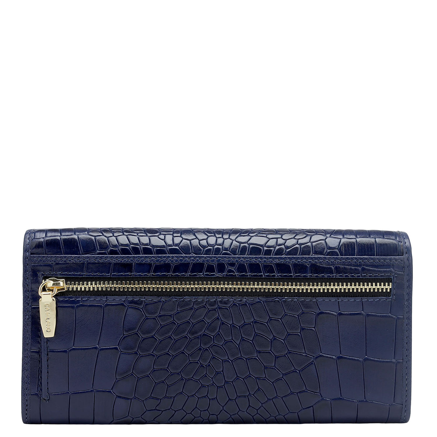 Ink Blue Croco Leather Mens & Ladies Wallet Gift Set