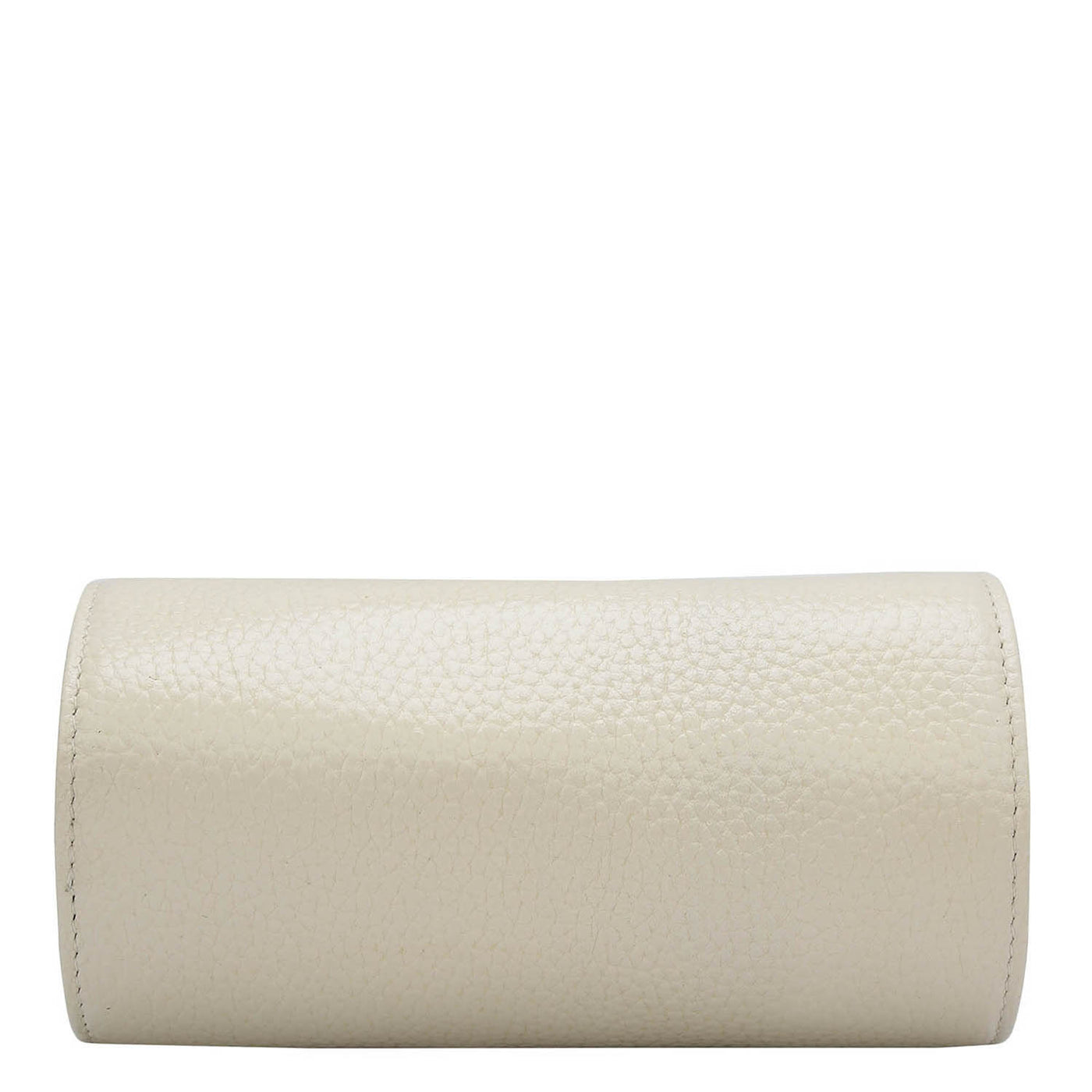 Wax Leather Jewellery Case - Ivory