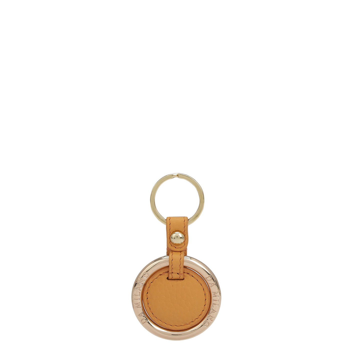 Wax Leather Key Chain - Apricot Crush