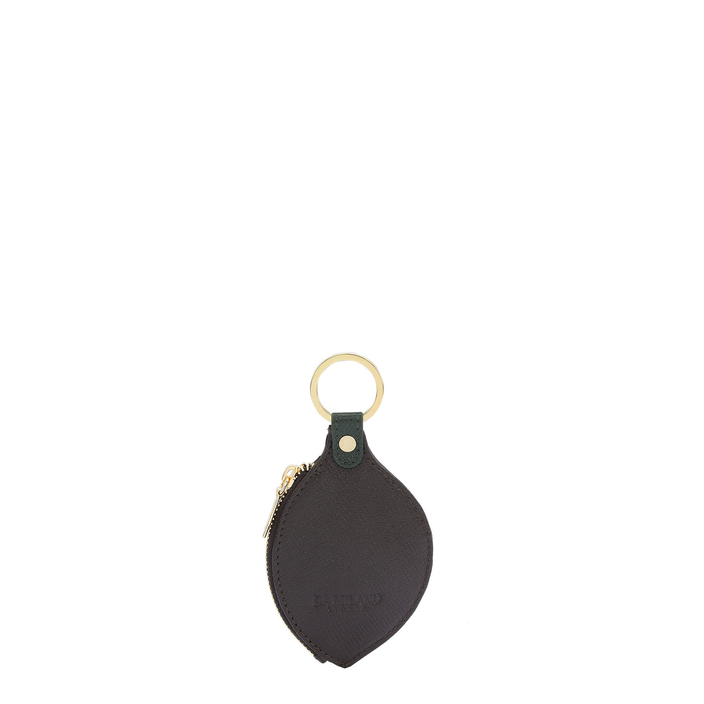 Franzy Leather Key Chain - Chocolate