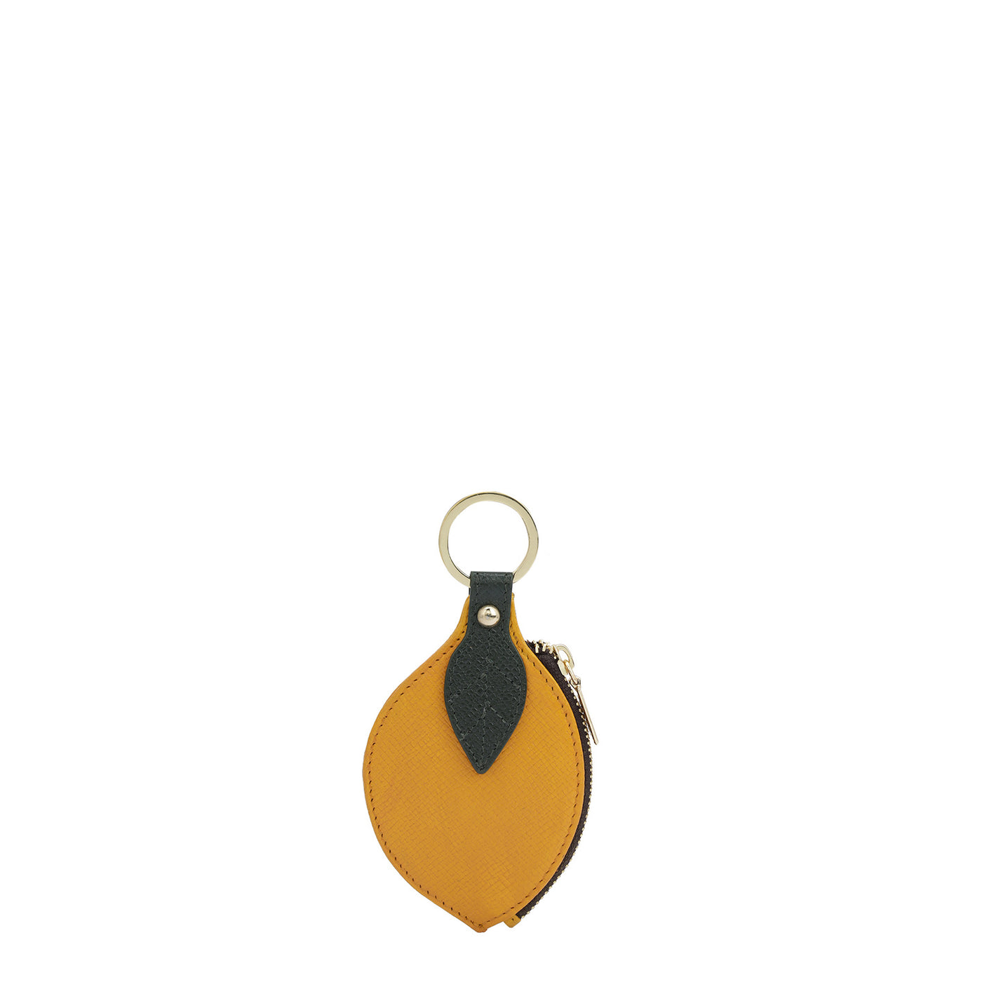 Franzy Leather Key Chain - Mango