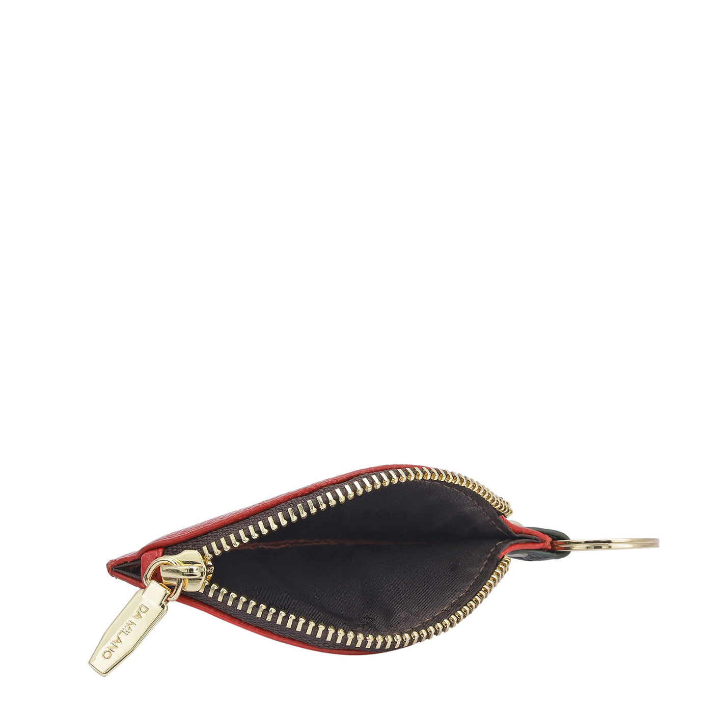 Franzy Leather Key Chain - Red