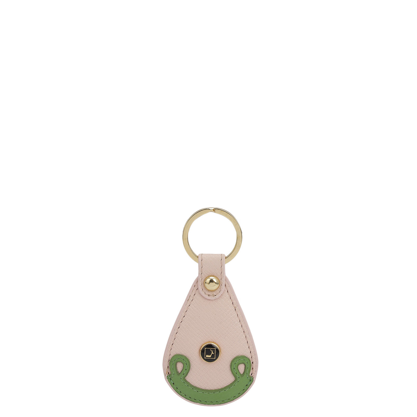 Franzy Leather Key Chain - Blush