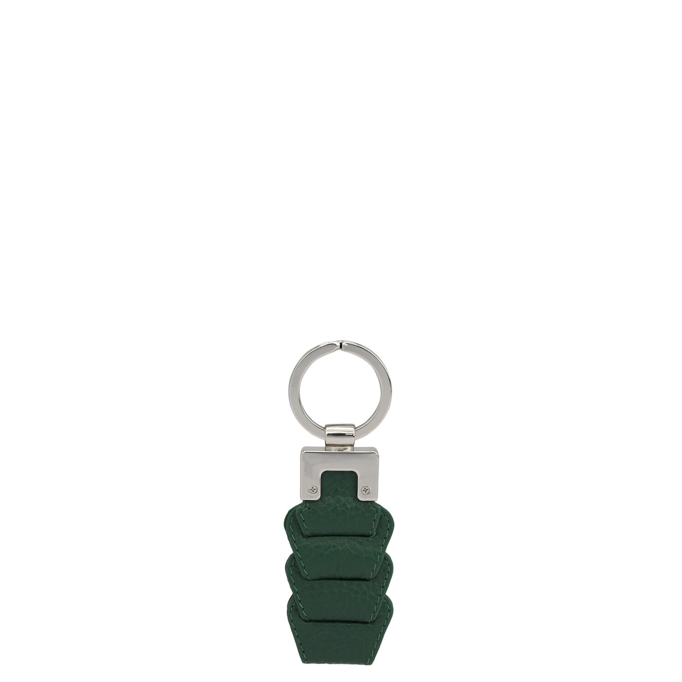 Wax Leather Key Chain - Green