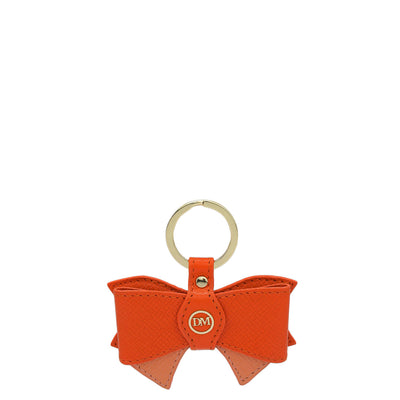 Franzy Leather Key Chain - Pumpkin