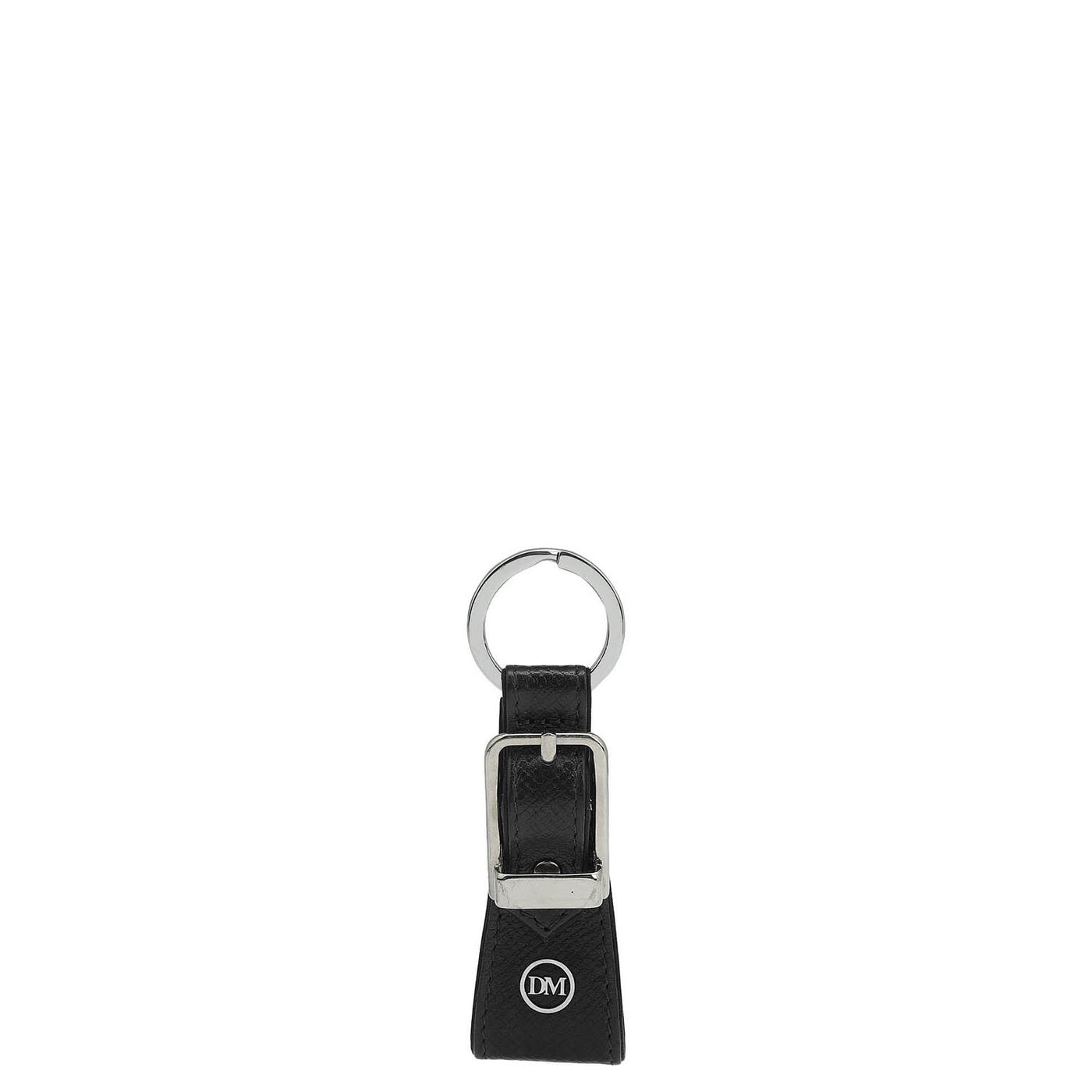 Franzy Leather Key Chain - Black