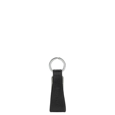 Franzy Leather Key Chain - Black