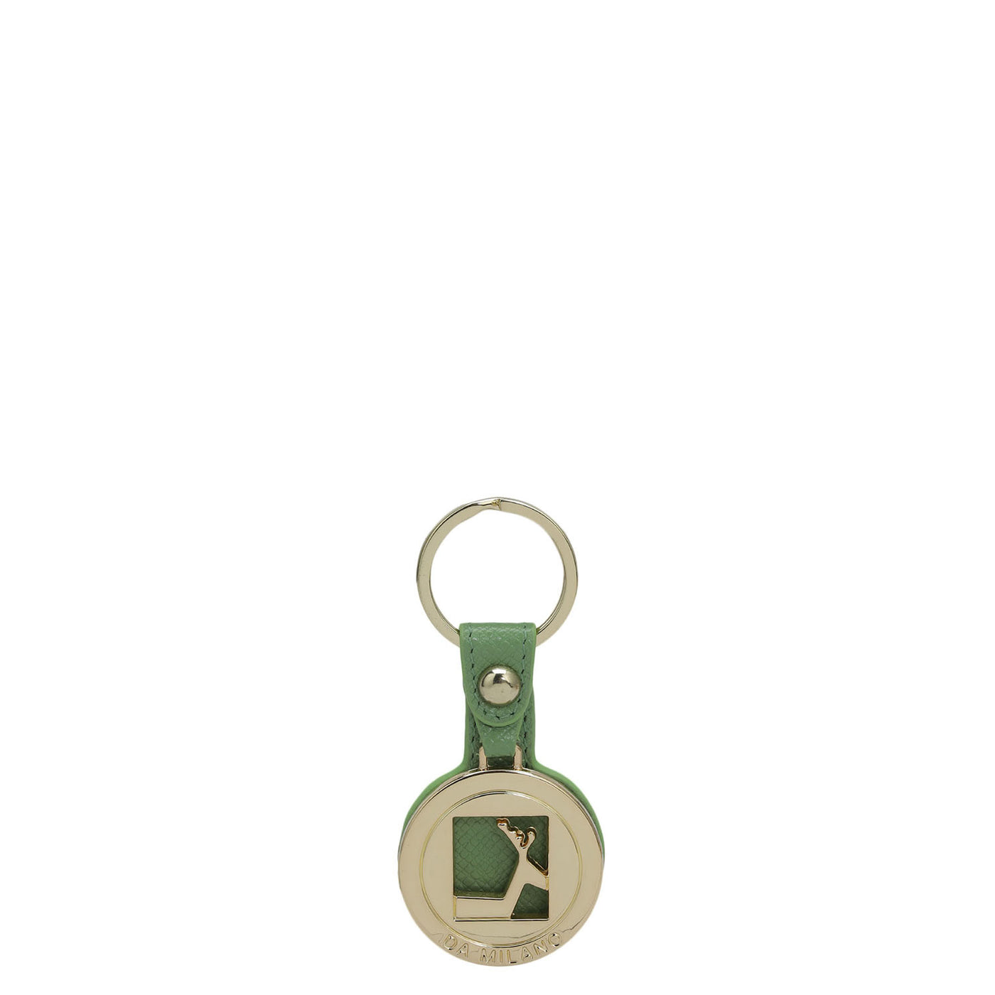 Franzy Leather Key Chain - Kiwi