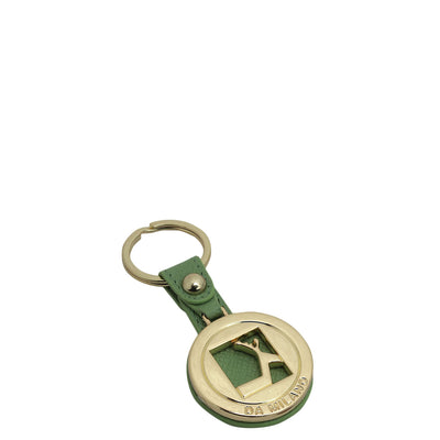 Franzy Leather Key Chain - Kiwi