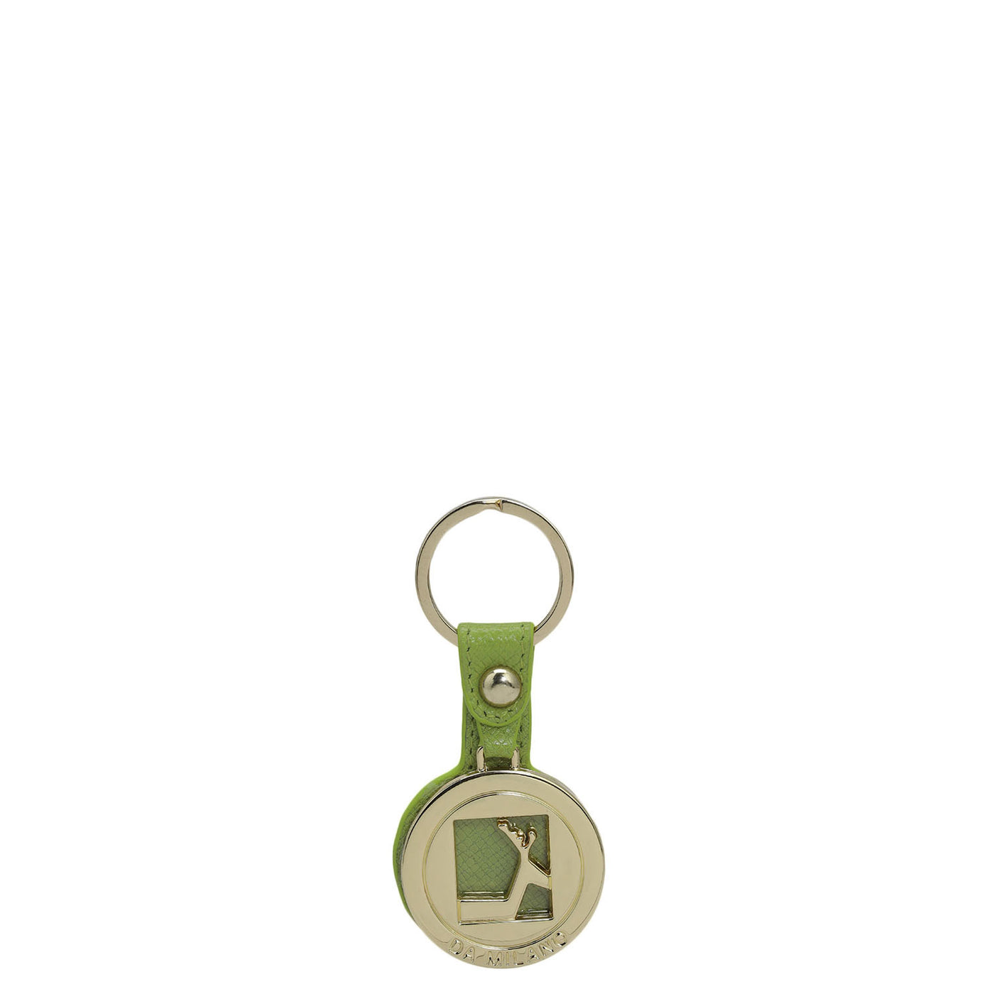 Franzy Leather Key Chain - Lime