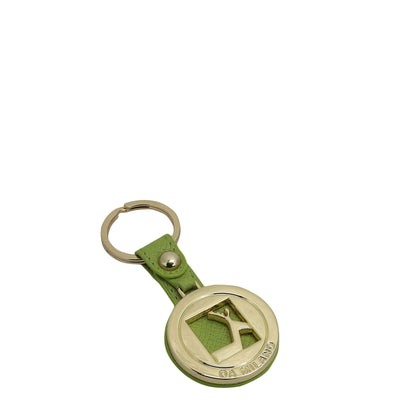 Franzy Leather Key Chain - Lime