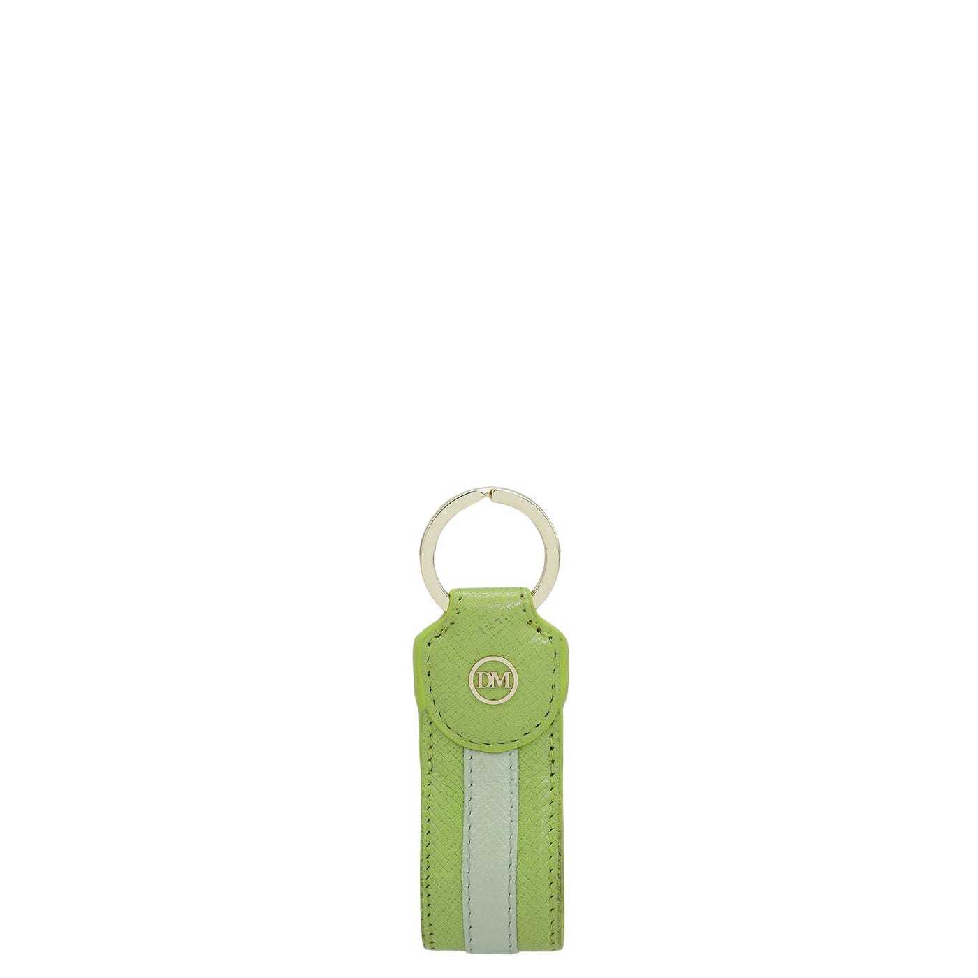 Franzy Leather Key Chain - Lime