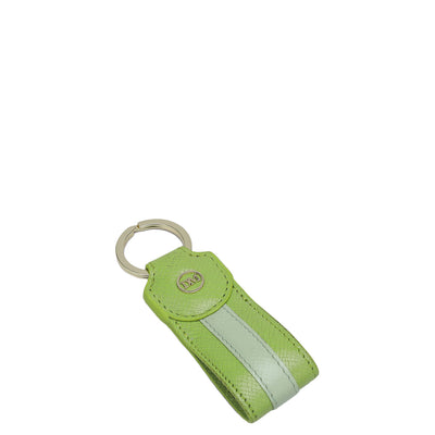 Franzy Leather Key Chain - Lime