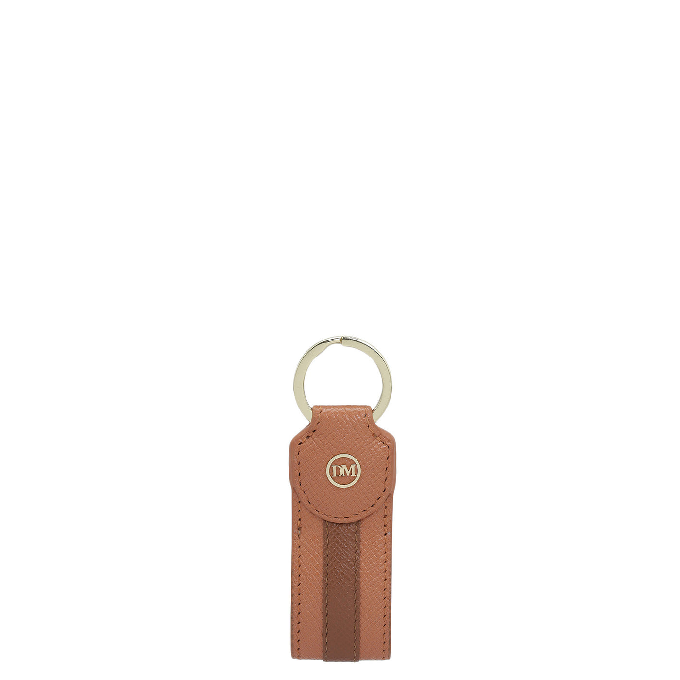 Franzy Leather Key Chain - Pink Salt