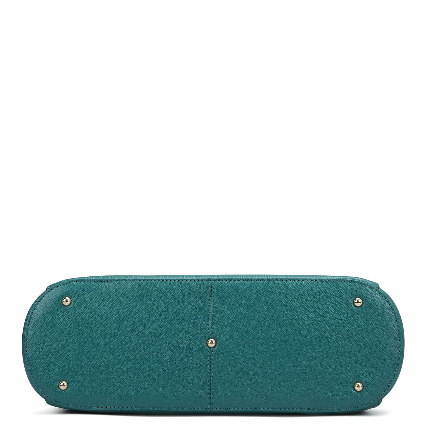 Medium Franzy Leather Shoulder Bag - Teal