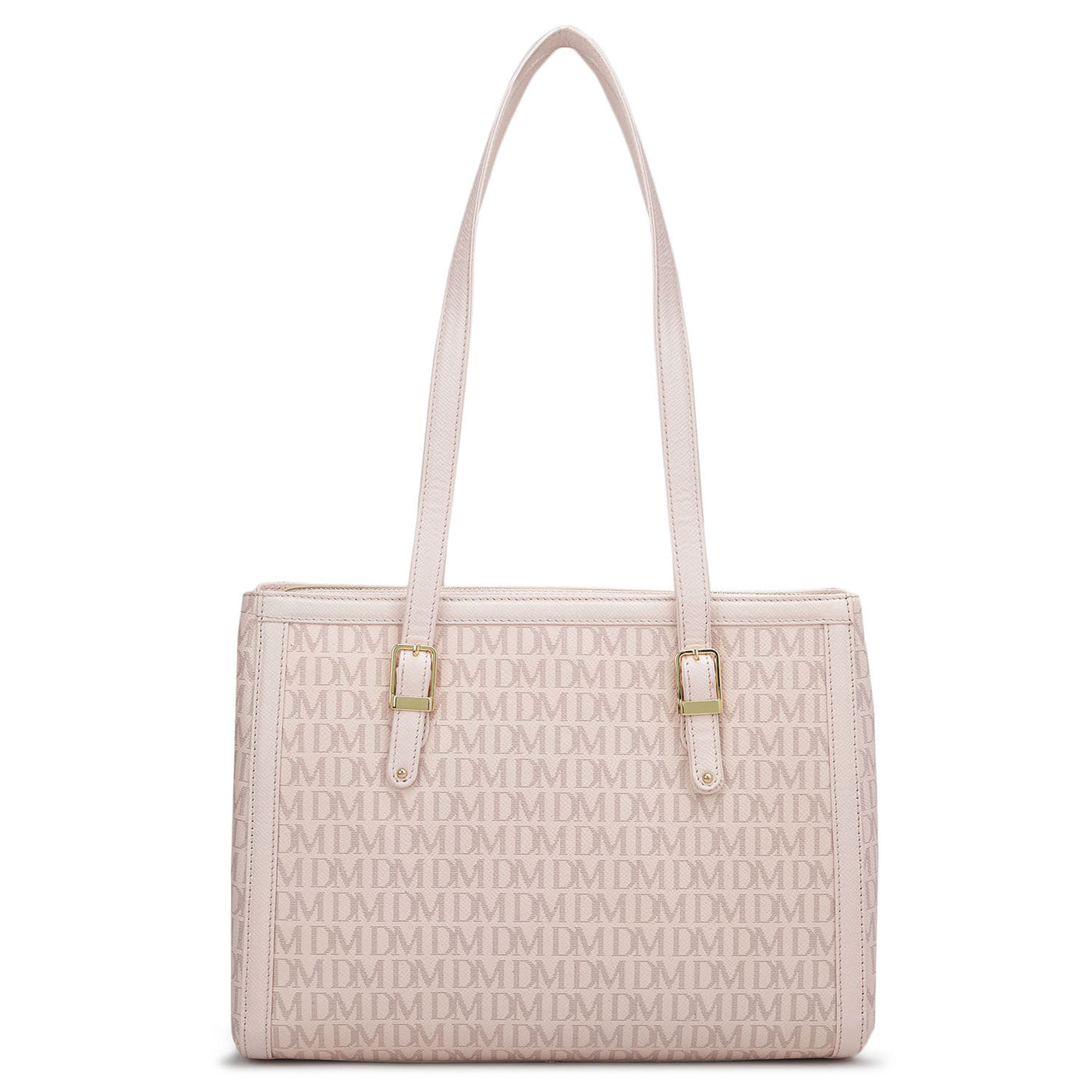 Medium Monogram Leather Shoulder Bag - Blush