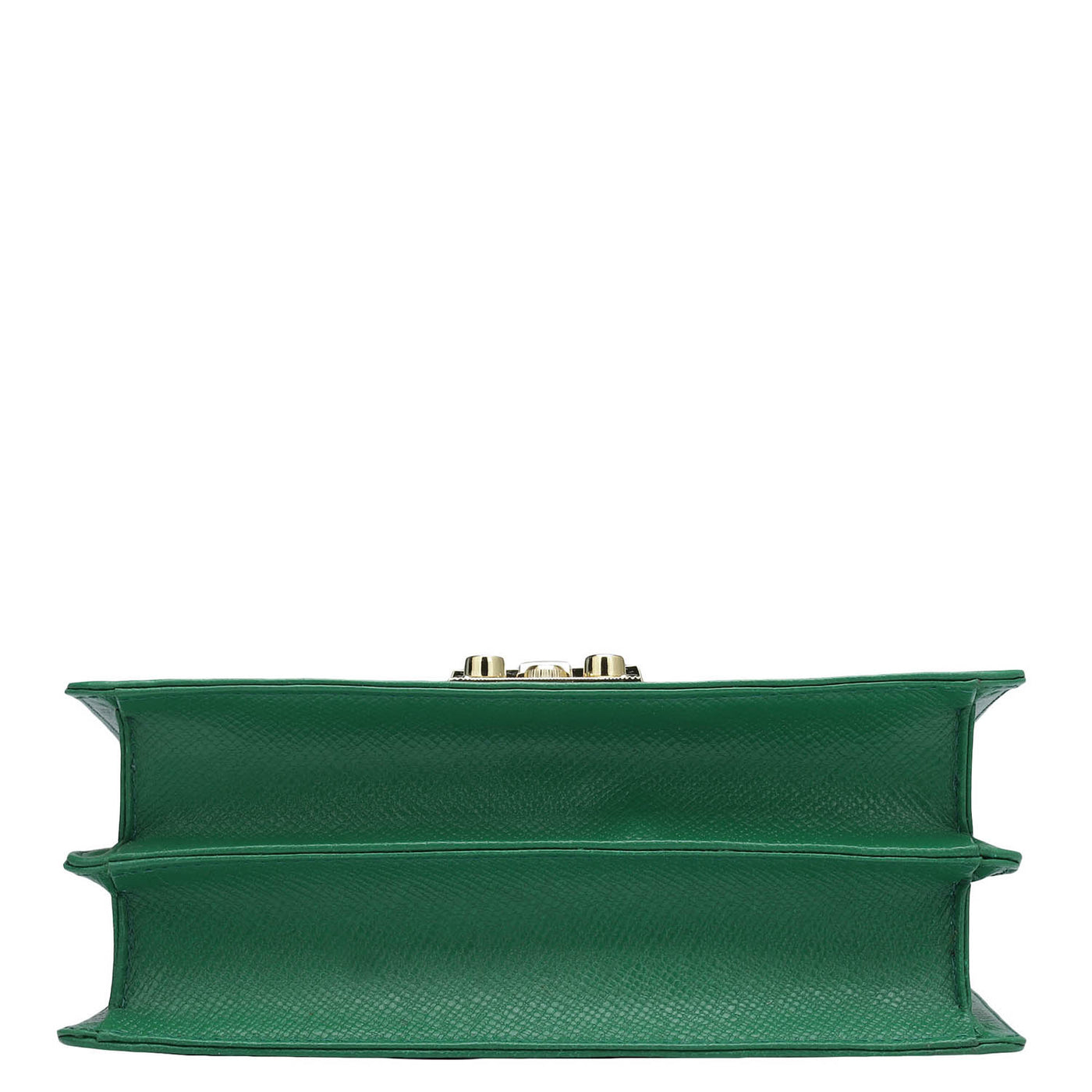 Small Franzy Leather Shoulder Bag - Emerald Green