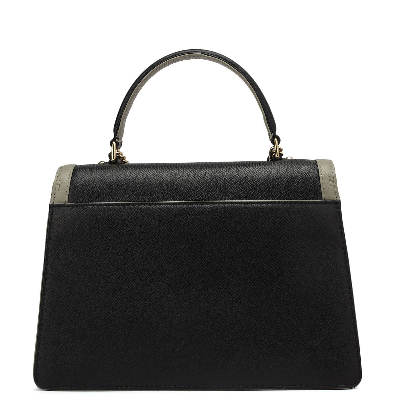 Small Franzy Leather Satchel - Black