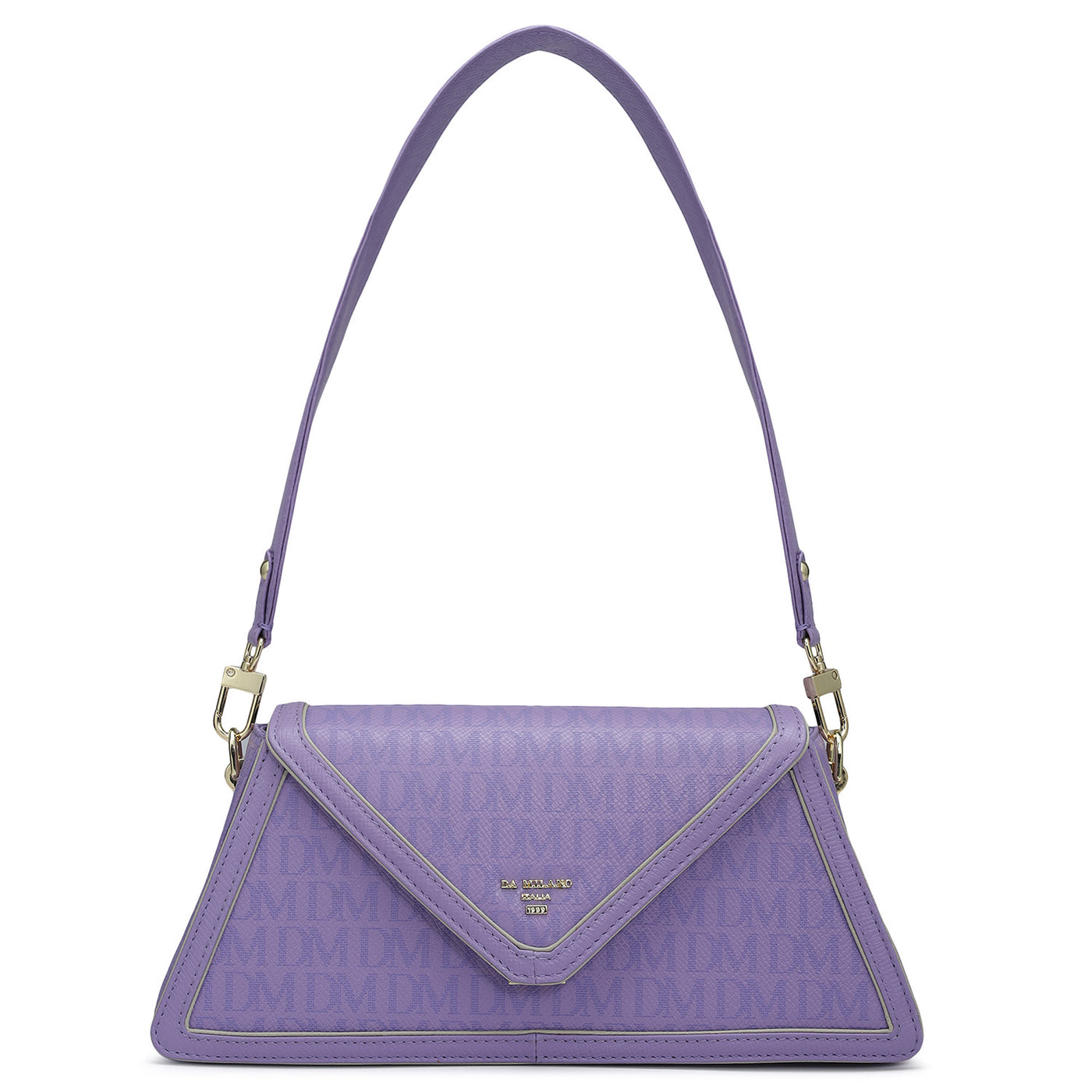 Small Monogram Leather Baguette - Purple Haze