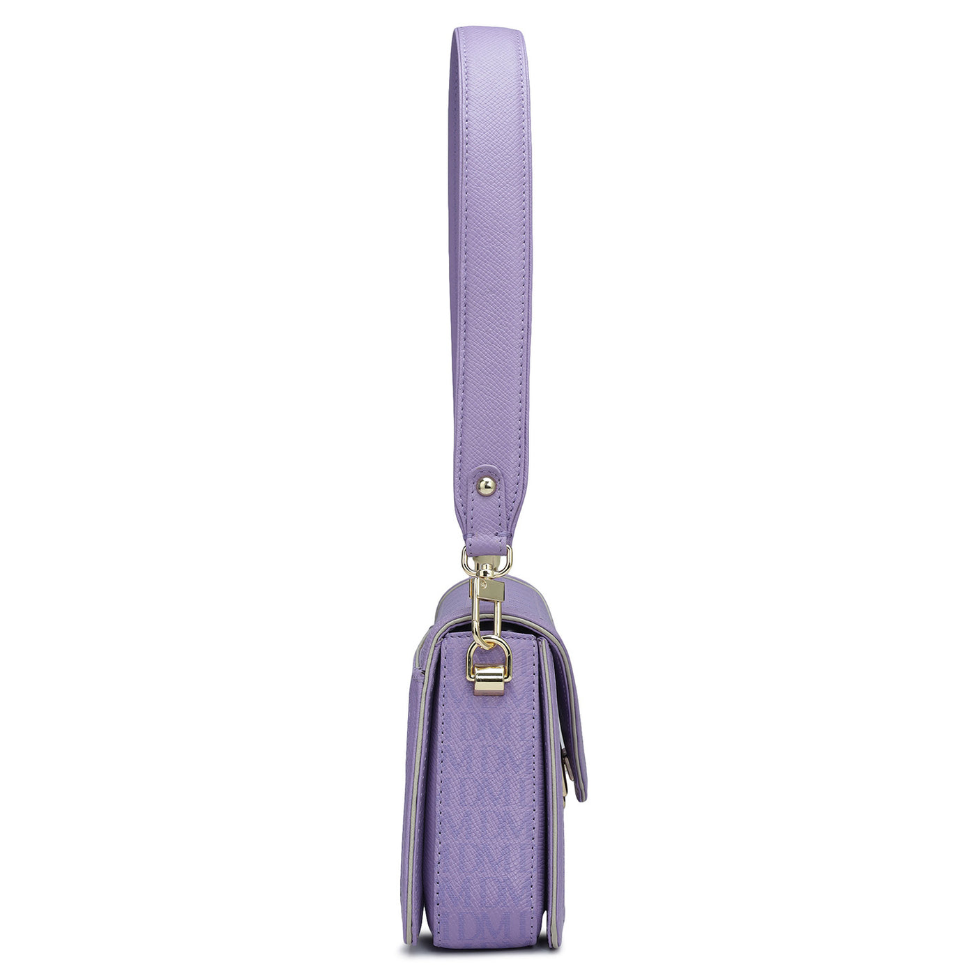 Small Monogram Leather Baguette - Purple Haze