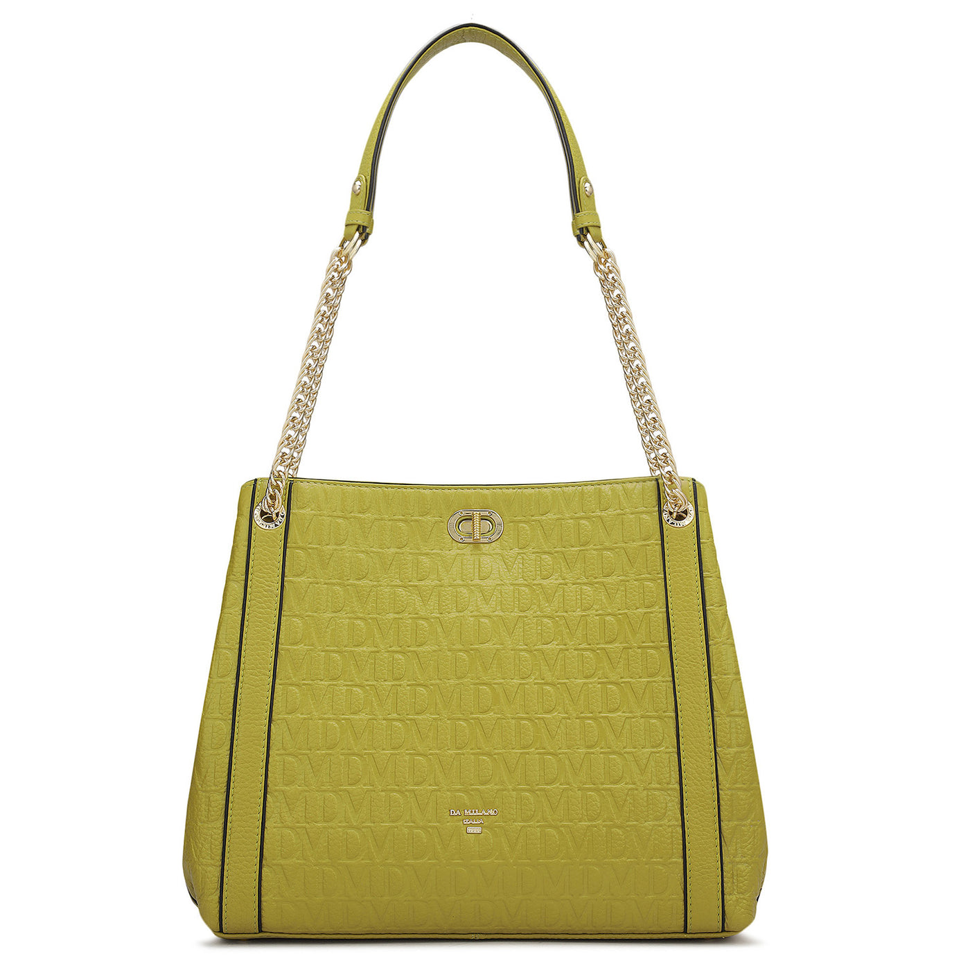 Medium Monogram Leather Hobo - Green Tea