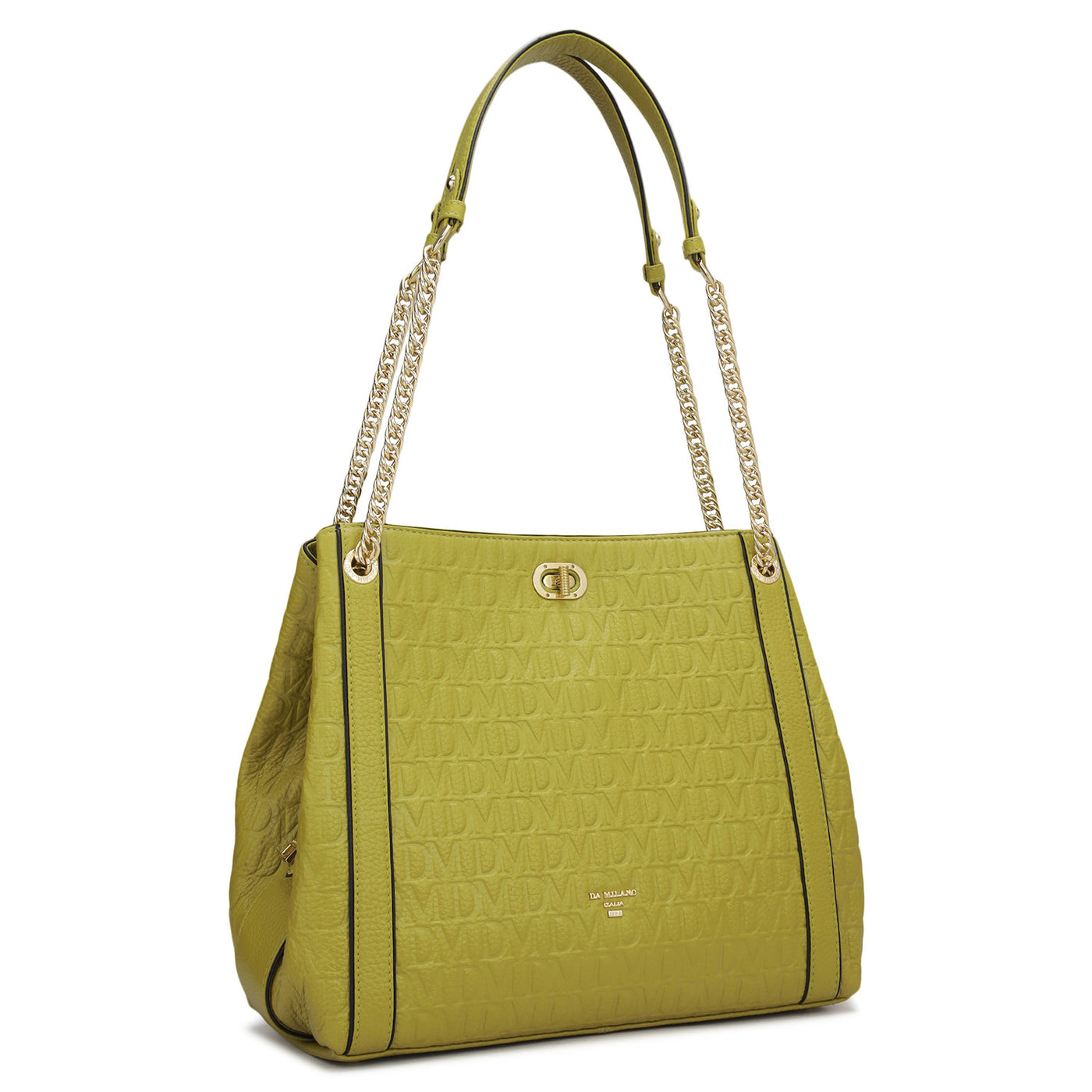 Medium Monogram Leather Hobo - Green Tea